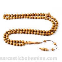 Handcrafted 10mm Blessed Olive Wood Premium Islamic Prayer Beads- INFINITYBEADS by BasmalaBeads- Tesbih- Tasbih- Sibha- Islamic Art B07HWZ1ZZL